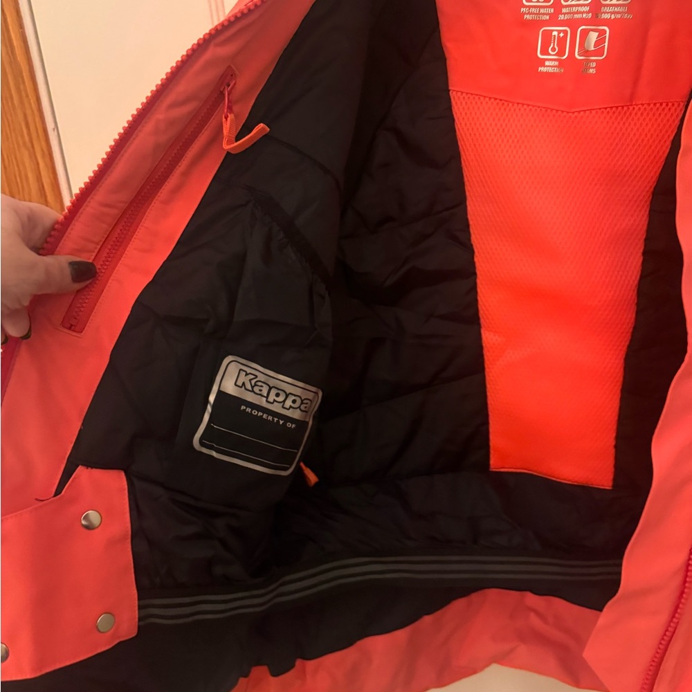 KAPPA WOMENS PINK MEDIUM INSULTED SKI JACKET - Picture 7 of 14